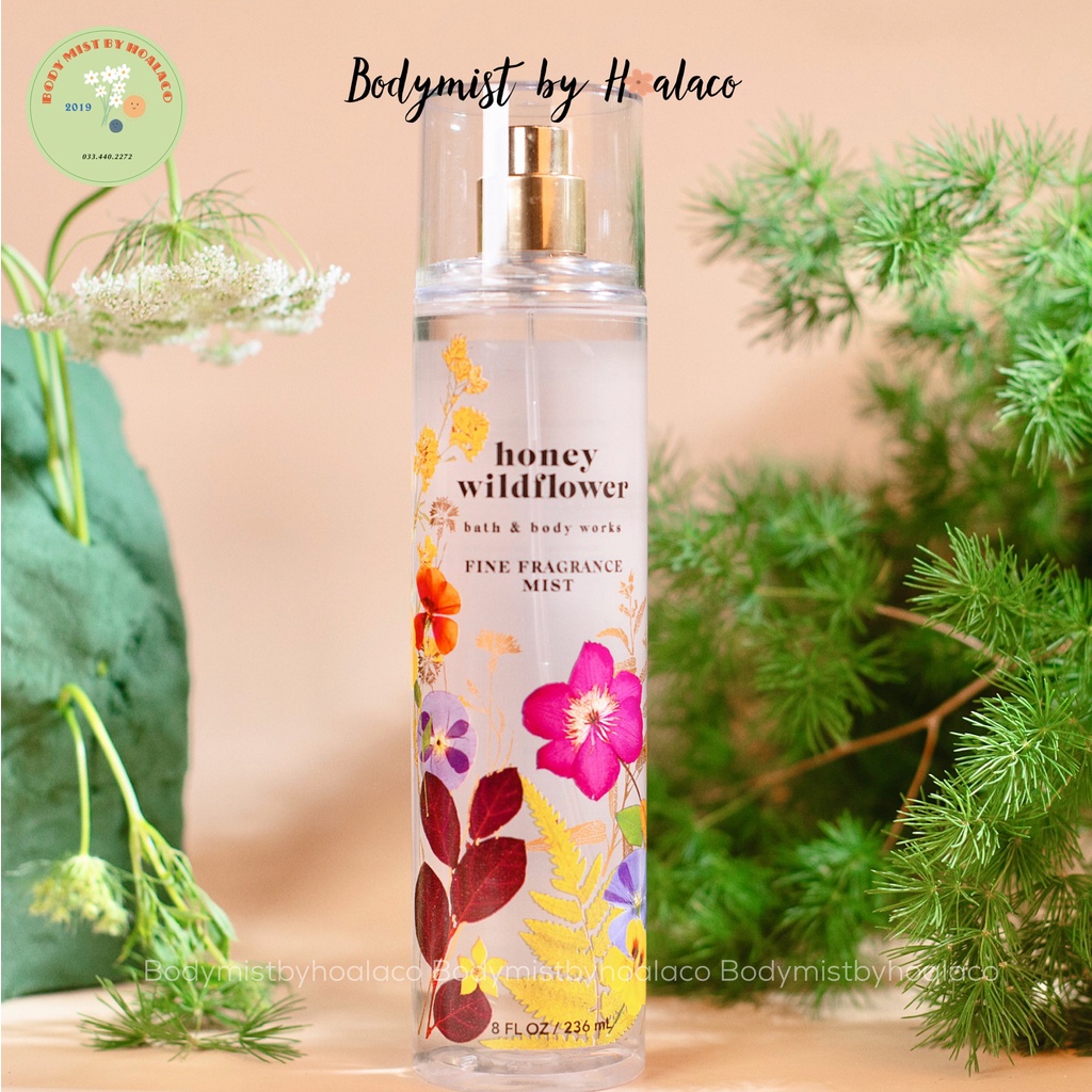 BODY MIST HONEY WILDFLOWER - BATH&BODY WORKS