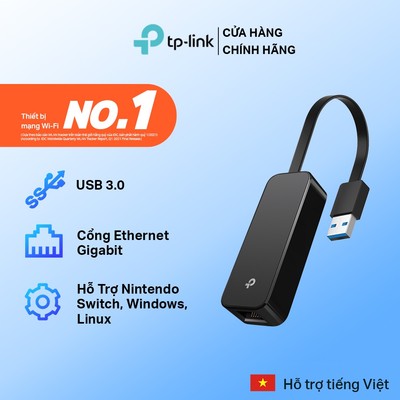 [Tốc Độ Cao - Giao Hỏa Tốc] Bộ Chuyển Đổi Mạng USB 3.0 Sang Ethernet TP-Link UE306 Tốc Độ Gigabit 1000Mbps