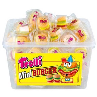 KẸO DẺO TROLLI MINI BURGER SET 20 GÓI