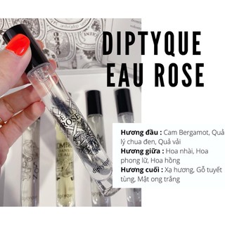 Sét Nước Hoa Diptyque 7.5ml x 5 full mới (tặng kèm mẫu thử)
