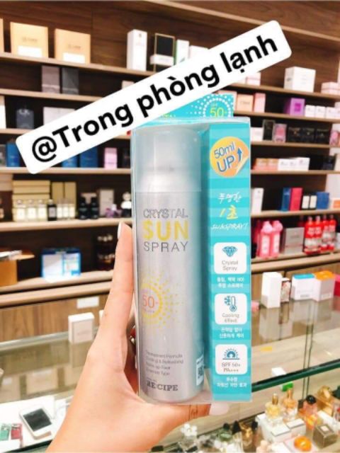 KEM CHỐNG NẮNG DẠNG XỊT CRYSTAL SUN SPRAY SPF 50+ PA+++