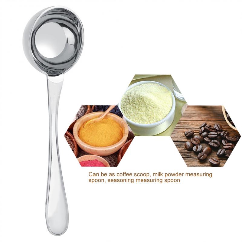 Muỗng dày múc đo lường 15ml/25ml bằng inox dành cho bột cà phê/trà/trái cây khô các loại