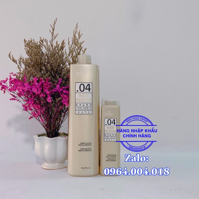 Dầu gội phục hồi chăm sóc tóc bóng mượt SILKY 02 HAIR REPAIR 250 - 1000ml chính hãng