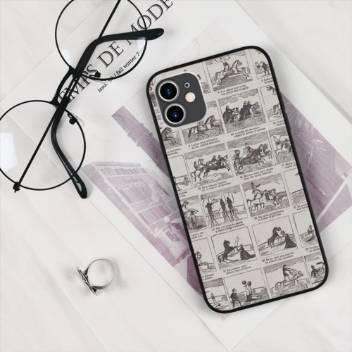 Ốp lưng iphone hình horses riding collage art cubism hình hoa  cho các dòng SAMSUNG PAP20210867