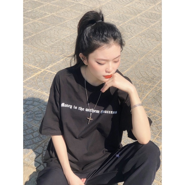 Áo Thun tay lỡ Reminder Money Black T-Shirt Ver.2.0 form Local Brand Nam Nữ Unisex