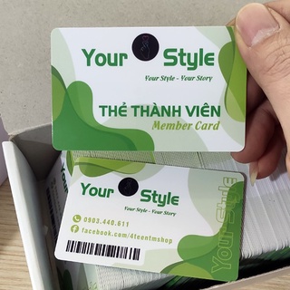In thẻ nhân viên, thẻ thư viện, thẻ gửi xe, thẻ Vip... Thẻ nhựa PVC in buôn giá rẻ