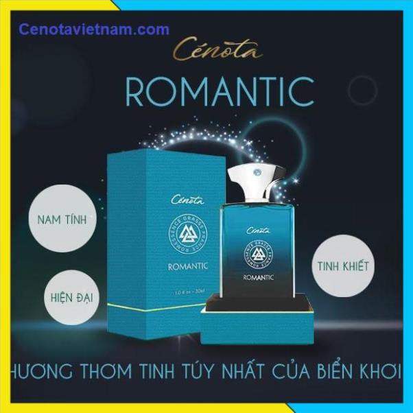 [Chính hãng] Nước hoa nam Cenota Romantic 30ml, lưu hương lâu, lãng mạn, nam tính - Mã PM04
