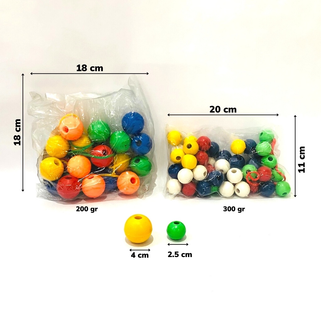 Bộ xâu hạt tròn đồ chơi mầm non thông tư 02