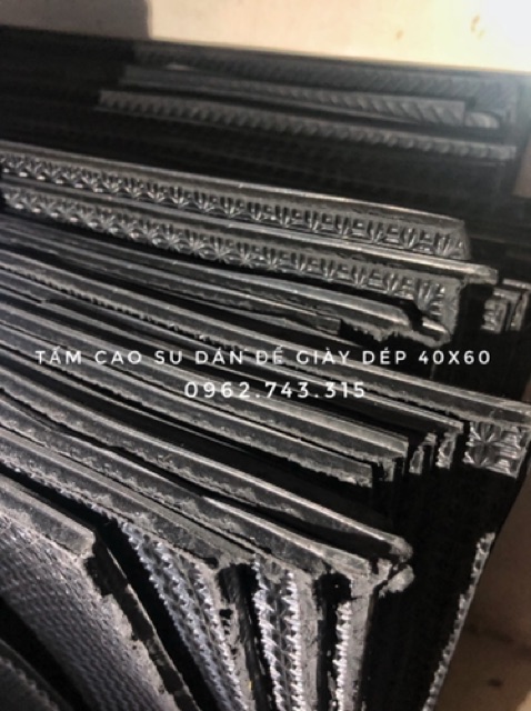 Tấm cao su dán đế giày
