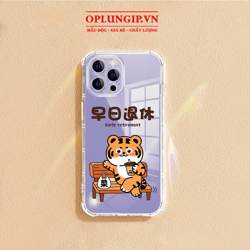 Ốp lưng iphone hổ cute chống sốc bảo vệ đa chiều cho iphone 11 pro max 13 12 14 pro max plus mini x r s max 6 s 7 8 plus