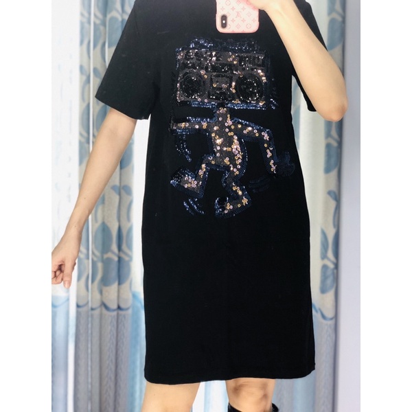 Đầm đính kim sa