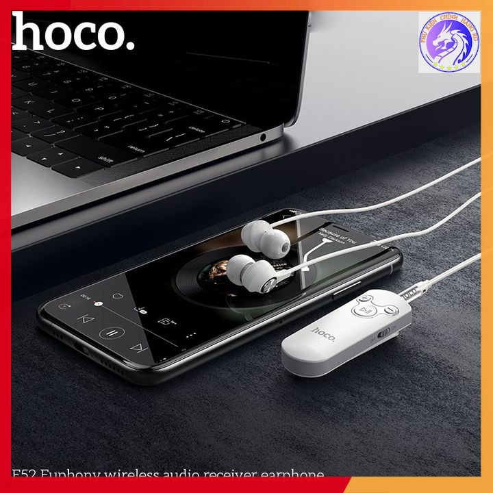 Tai Nghe Bluetooth 2 Bên Kẹp Áo Hoco E52 Chính Hãng Bảo Hành 12 Tháng