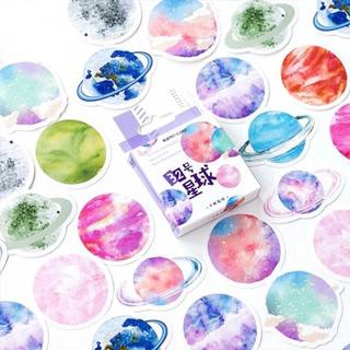 Bộ 45 sticker Hành Tinh vũ trụ 🌌