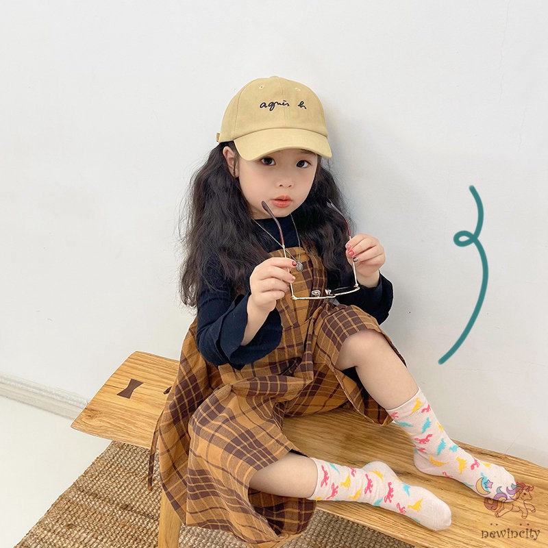 Set 3 Đôi Tất Cotton In Hình Khủng Long Hoạt Hình Nhiều Màu Sắc Cho Bé