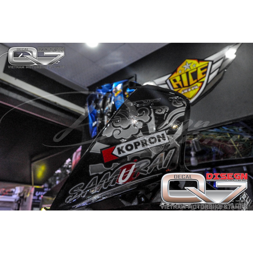 Tem Rời Sirius 110 SAMURAI MẶT TRỜI