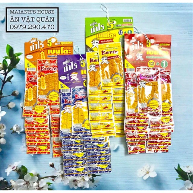 Mực Bento Thái Lan dây 13 gói x 5gram - đủ 5 màu