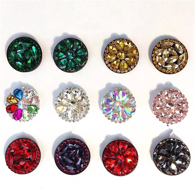 Giá đỡ điện thoại tự dính hình tròn đính kim cương giả lấp lánh | BigBuy360 - bigbuy360.vn