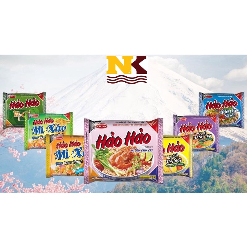 10 gói mì ăn liền các loại hảo hảo/ lẩu thái/ đệ nhất