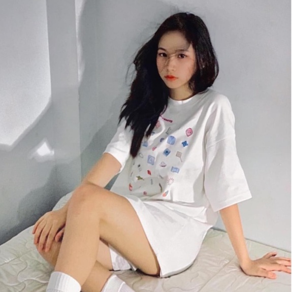 Áo LEVENTS INTERNET LOVE PIXEL , Tee Thun Local Brand Levent Tay Lỡ Form Rộng Unisex Nam Nữ Freesize Full Tag TUN SHOP
