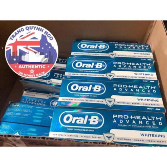 Kem đánh trắng răng Oral-B whitening 110g - Úc