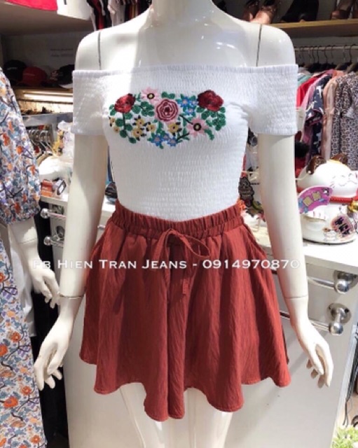 Quần đũi giả váy đẹp mát