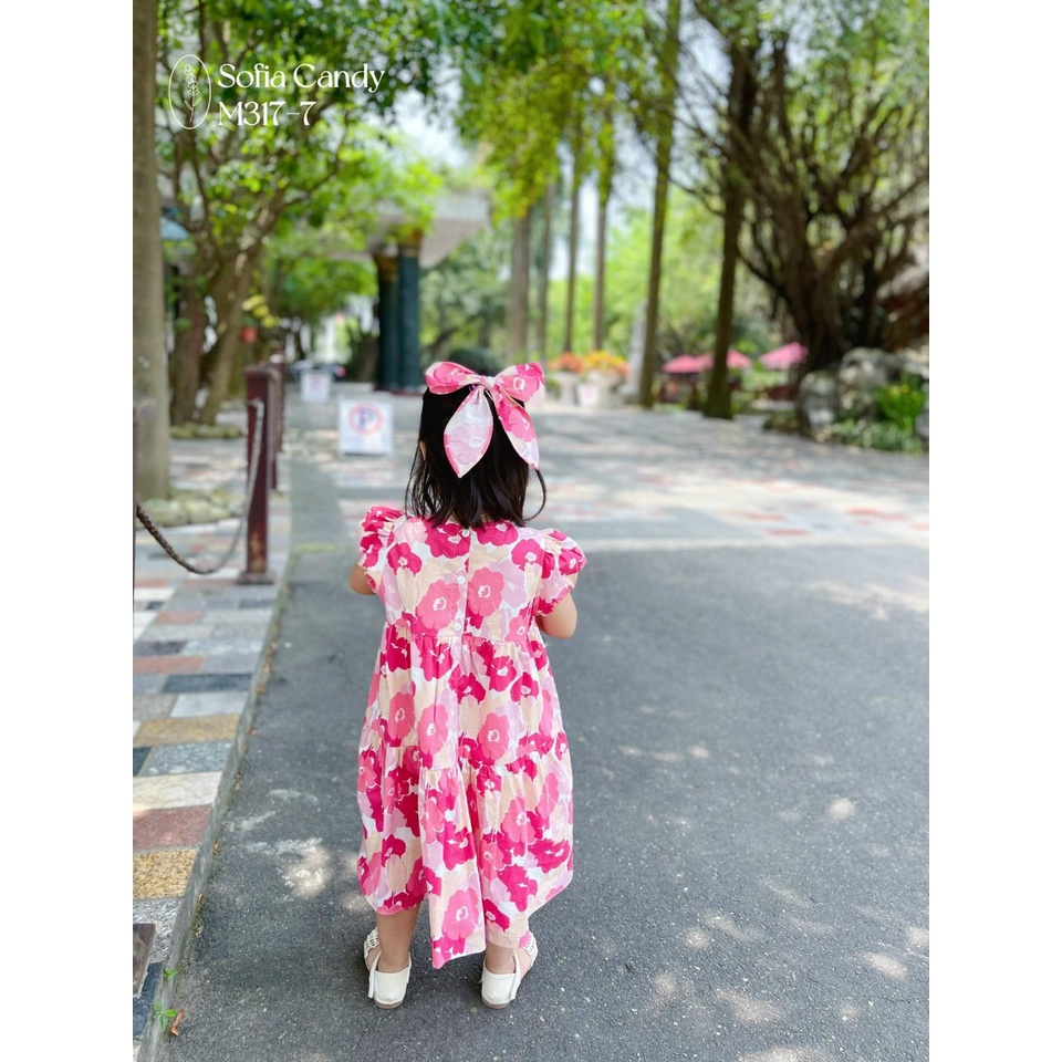 Váy hoa Sofia Candy cho bé gái từ 1 đến 10 tuổi
