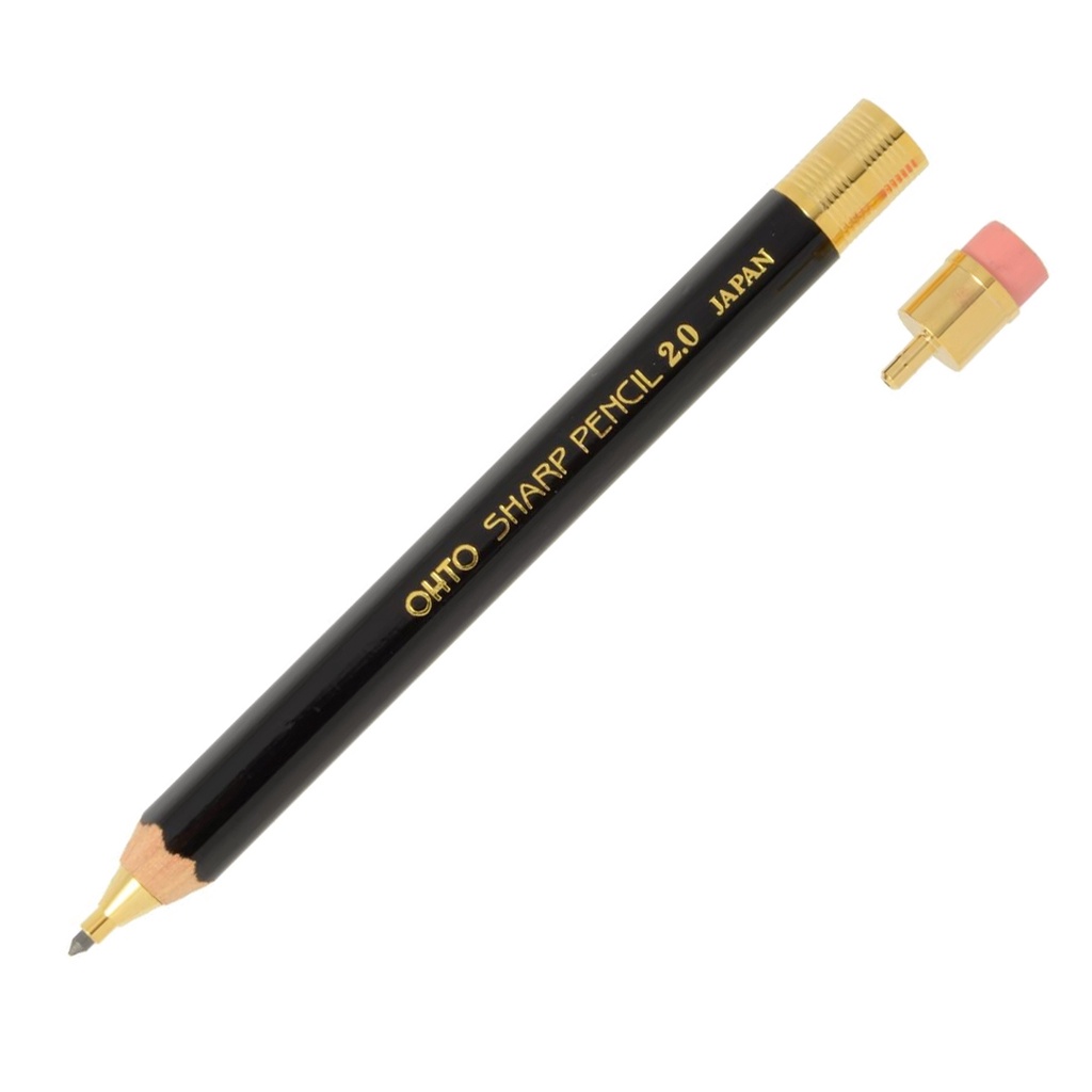 Bút chì bấm cơ học Ohto Sharp Pencil APS-680E 2.0mm chính hãng Nhật Bản