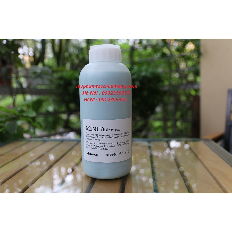 MẶT NẠ/ HẤP BẢO VỆ MÀU NHUỘM, PHỤC HỒI DƯỠNG BÓNG DAVINES MINU 250ml - 1000ml