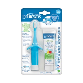 Combo bàn chải đánh răng, kem đánh răng organic drbrowns