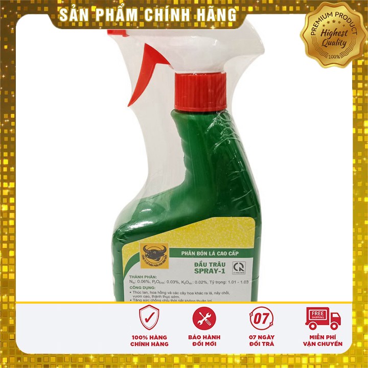 Phân bón lá đầu trâu SPRAY-1 đặc biệt cho lan nảy chồi - 500ml