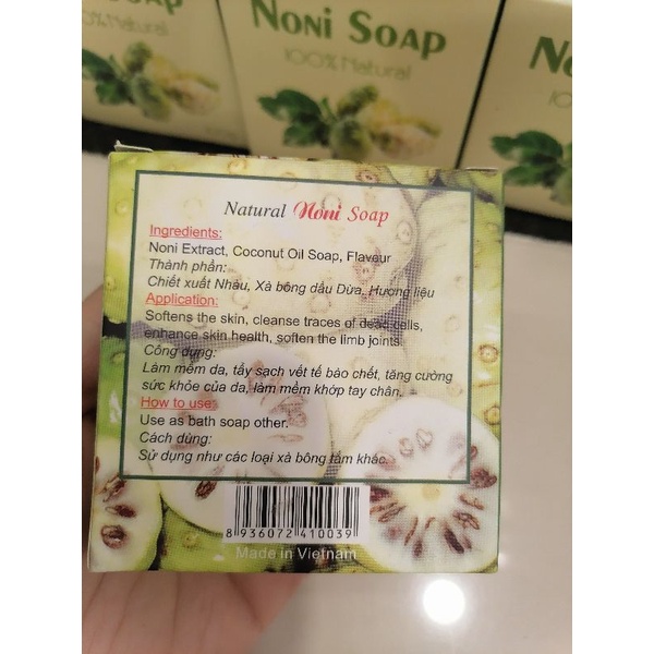 Combo 2 xà bông trái nhàu 100g ( Noni Soap )