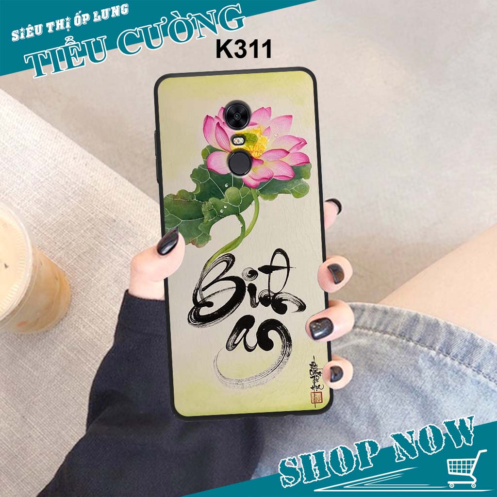 Ốp Xiaomi REDMI 5 / 5 PLUS in hình thời trang thư pháp RẺ BỀN ĐẸP