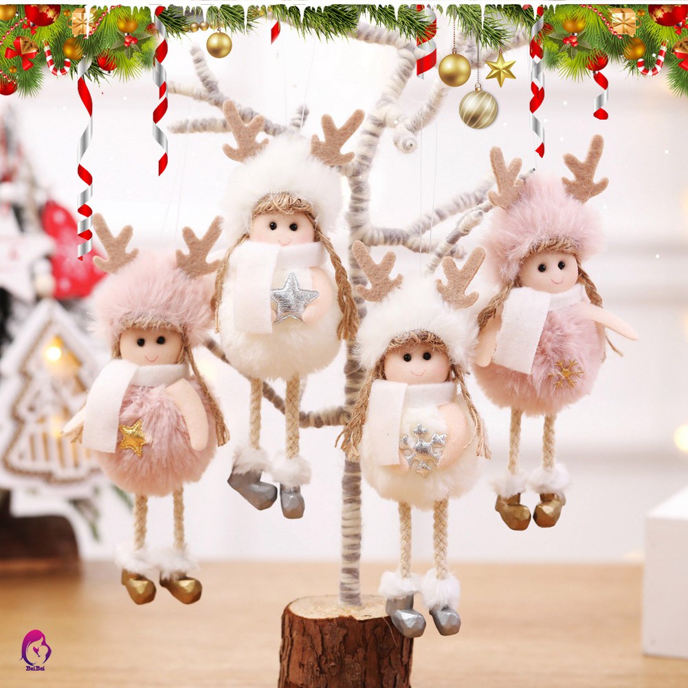 ♦♦ Christmas Hanging Doll Decoration Angel Plush Doll Tree Hanging Pendant Ornament Home Decor