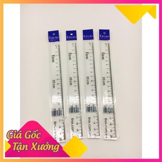 Thước kẻ trắng 20 cm e904, thước kẻ học sinh, sinh viên văn phòng