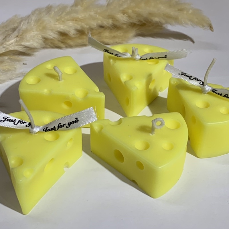 Nến thơm phòng, trang trí phòng ngủ hình phô mai - Dana Cheese Candle