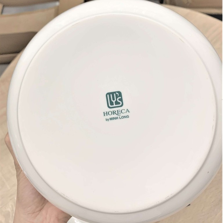 Thố sứ MINH LONG - 22cm (có nắp)