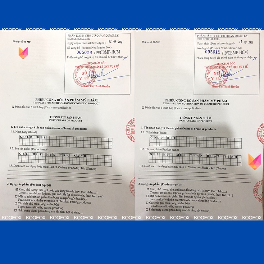 Gel Hút Mụn Than Hoạt Tính, Trà Xanh Gold Bee - Lột Sạch Mụn, Không Rát, Không To Chân Lông - KOOFOX