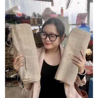 Vải lanh dệt thủ công khổ 35-40cm
