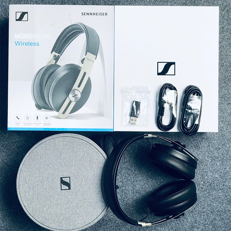 Tai nghe chụp tai bluetooth cao cấp Sennheiser Momentum Wireless (Sennheiser momentum wireless 3) likenew [Fullbox]