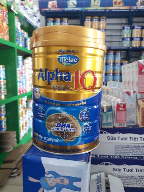 Sữa bột Alpha gold IQ 2 900g Mẫu mới nhất