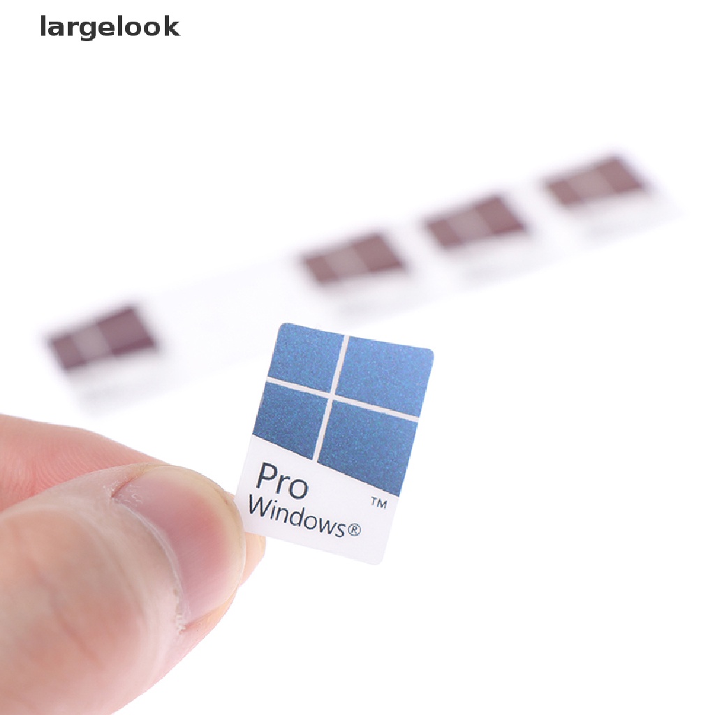 Bộ 5 Sticker Dán Trang Trí Sổ Tay / Máy Tính Windows10 WIN10 PRO ♨Nóng Bỏng