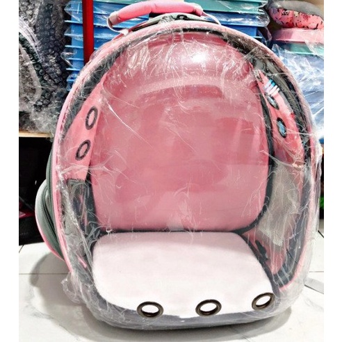 Balo trong suốt vận chuyển chó mèo (dành cho chó mèo dưới 7kg) túi vận chuyển dạng ba lô phi hành gia cho mèo