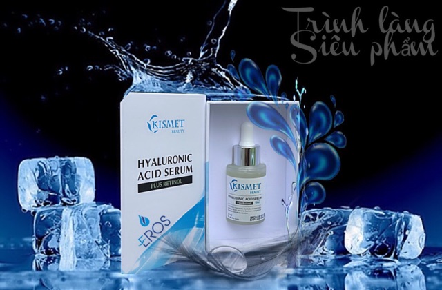Serum HA Kismet căng bóng trắng sáng da, phục hồi da khô yếu
