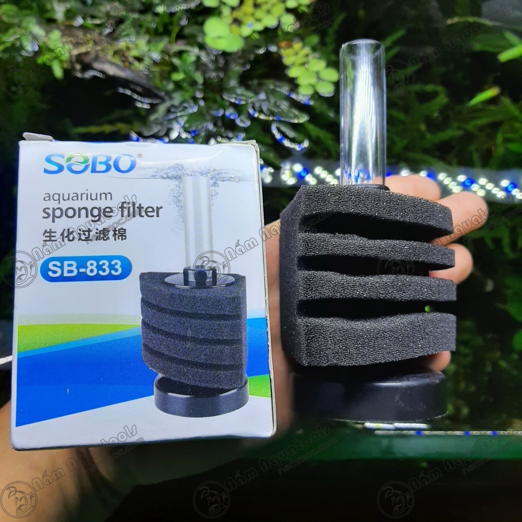 Cục Sủi Vi Sinh | Lọc Bio Mini SOBO ☘ Sủi Trụ SB-933 | Sủi Góc SB-833 ☘ Lọc Vi Sinh Mini Cho Bể Cá Cảnh Thuỷ Sinh