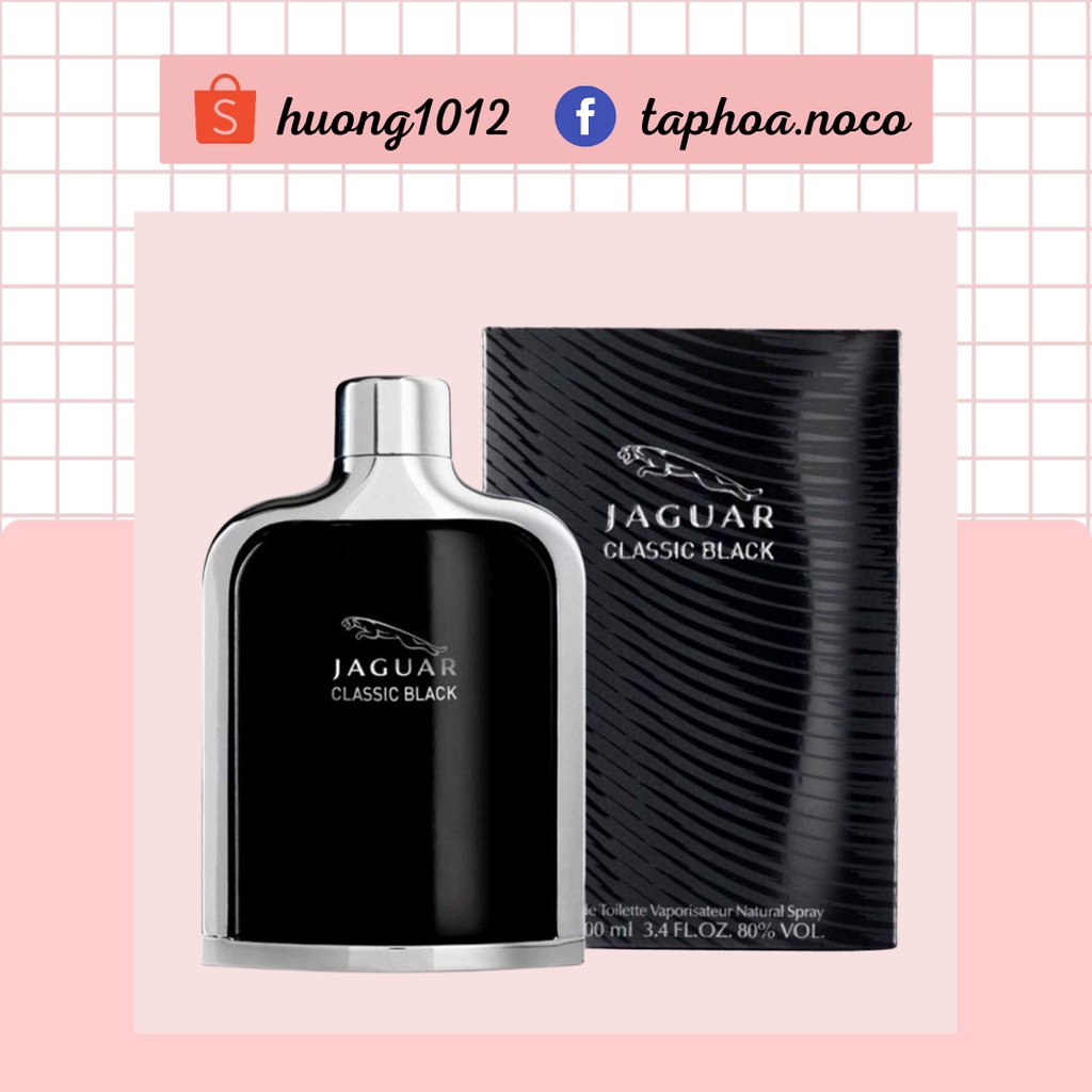 Nước hoa nam Jaguar Classic Black 100ml