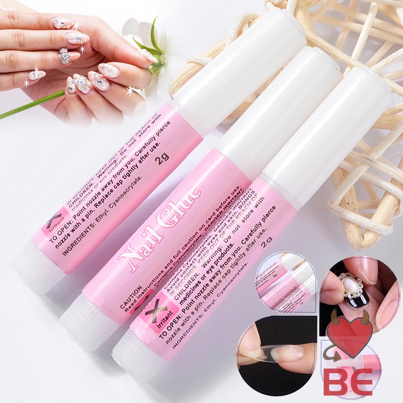 10 chai keo dán móng tay giả acrylic tiện lợi