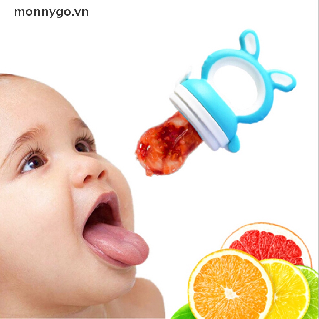 Monnygo Núm Vú Giả Ngậm Nướu Trái Cây Bằng silicone