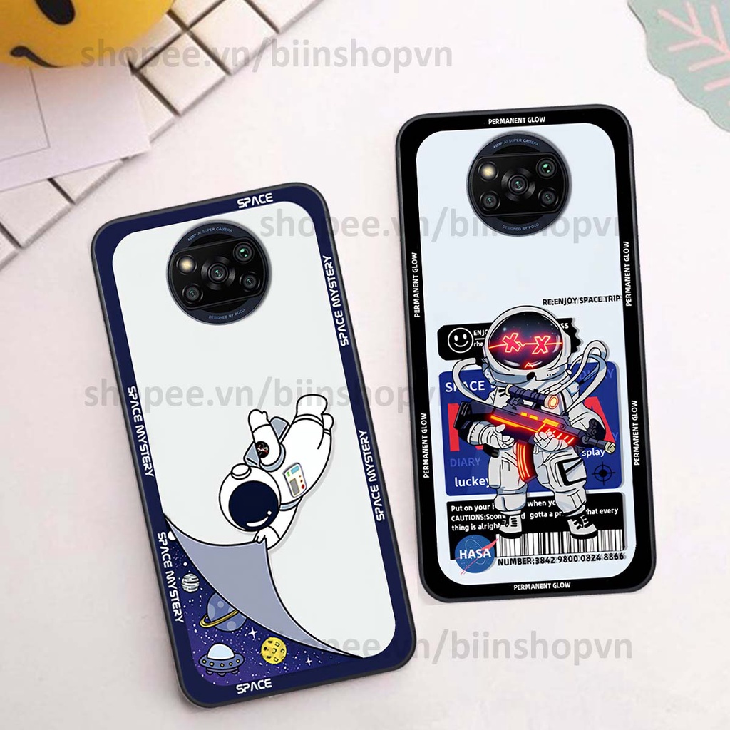 Ốp Xiaomi Poco X3 / Poco X3 Pro phi hành gia vũ trụ space.x siêu đẹp, thời trang