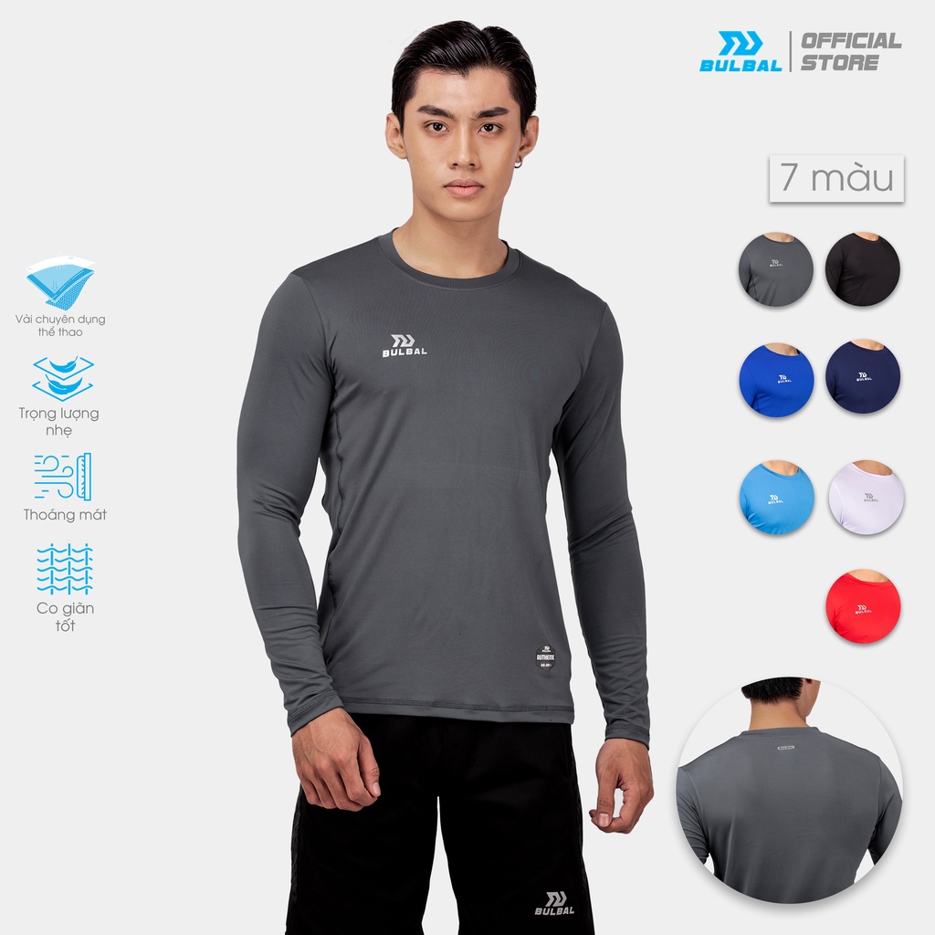 Áo Body Thể Thao Tay Dài Bulbal Kompat Cao Cấp, Chất Liệu Co Giãn, Thấm Hút Mồ Hôi