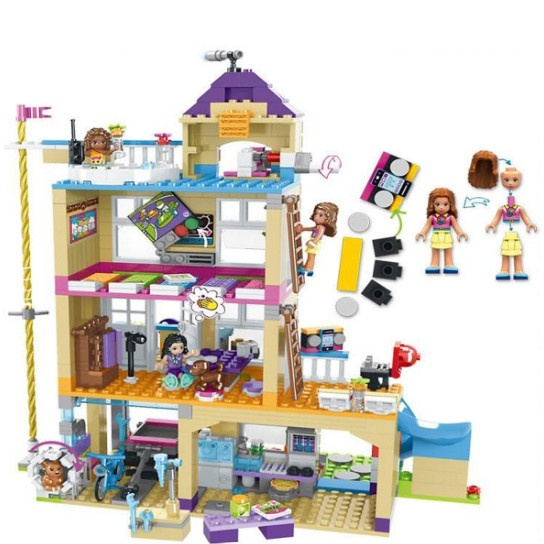 Đồ chơi lắp ráp kiểu Friends House Ngôi nhà tình bạn lego bé gái Model 3012
